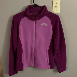 Women’s Purple North Face Zip-up